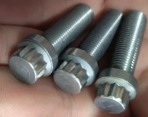 M16-2.0 * پیچ فلنج 110 میلی متری 12 زاویه - AISI 8740- سیاه شده