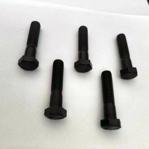 Прочный болт с шестигранной головкой 1-1/2'-13 UNC X 2-1/4' ASTM A307, черное оксидное покрытие